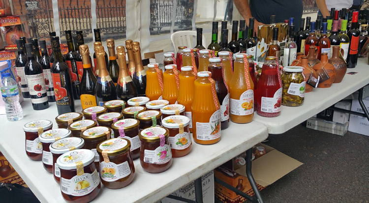 Beverages stall at Armenian festival London