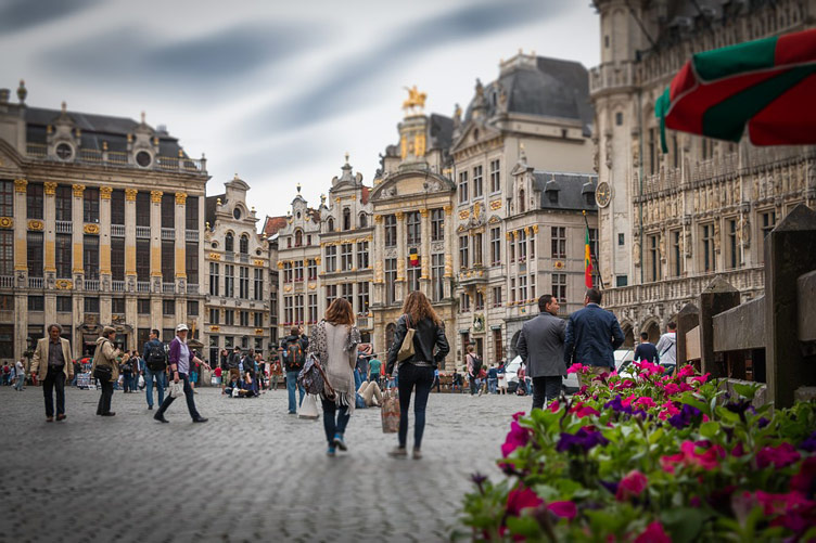 The historic main square in town centre of Brussels, Belgium