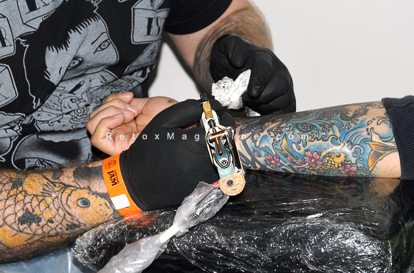 tattoo art at a British tattoo convention - image16