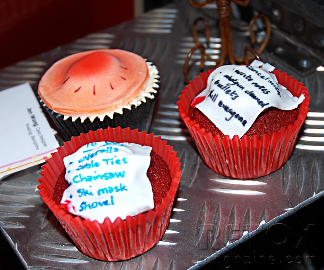 psycho to do list cupcakes - halloween cakes and cupcakes