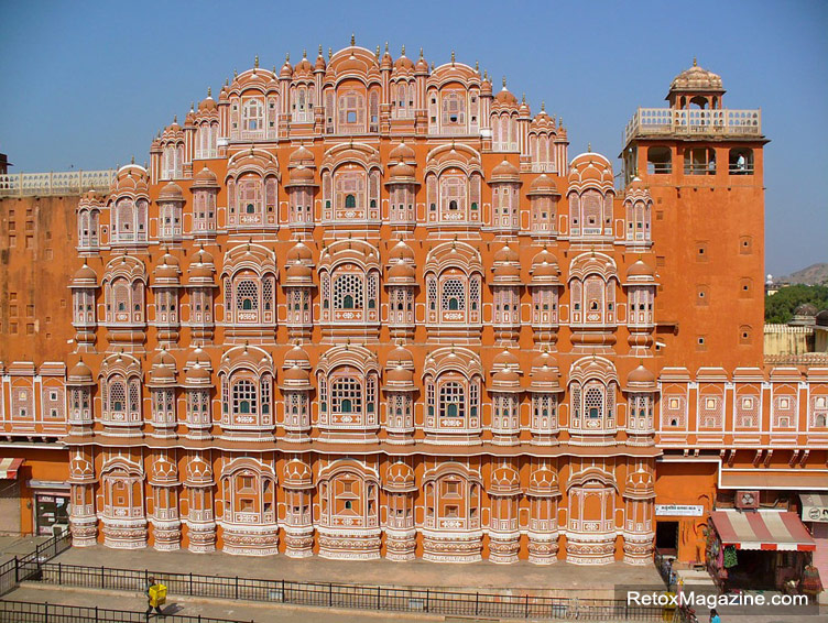 Hawa Mahal, aka Palace of the Winds in the old city of Jaipur, India