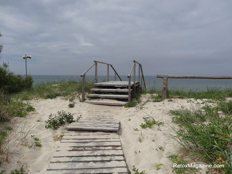 Baltic Sea coastline dunes in Lithuania