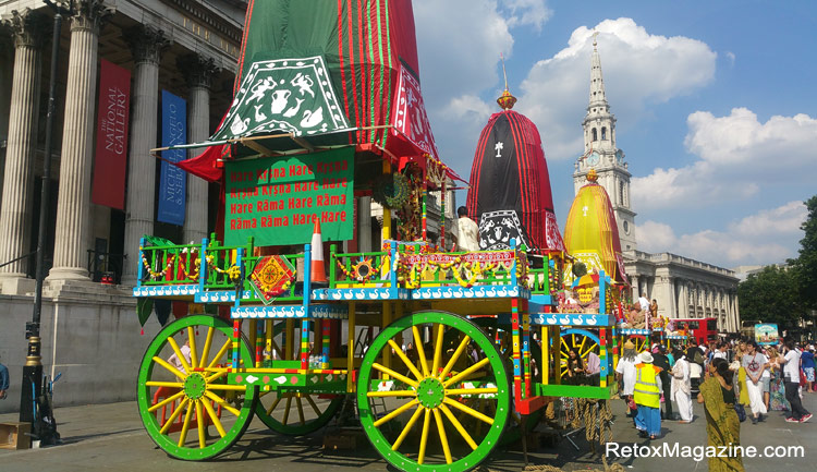 Deity Chariot at Trafalgar Square London