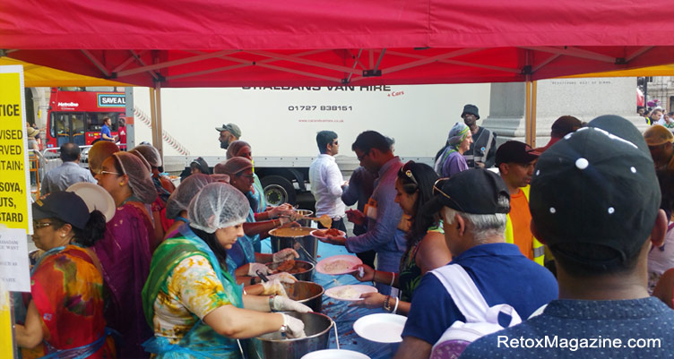 Rathayatra London vegetarian feast