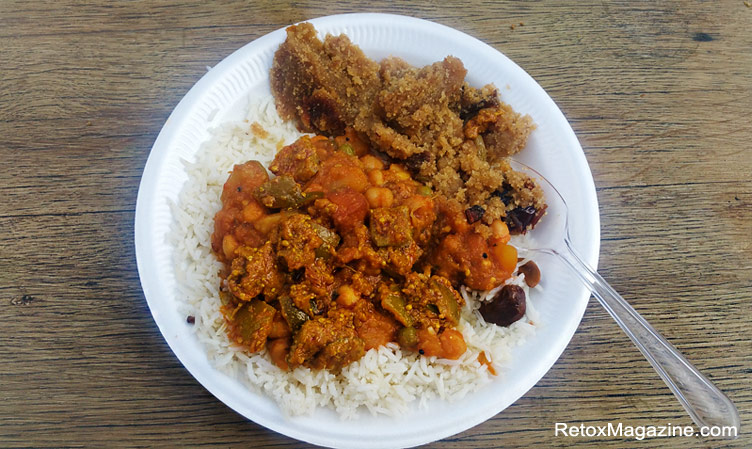 Rathayatra London served vegetarian food