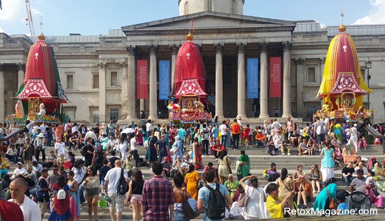 Rathayatra London at Trafalgar Square