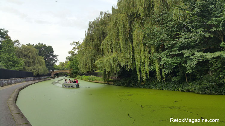 Boat approaching on The Regent's Canal