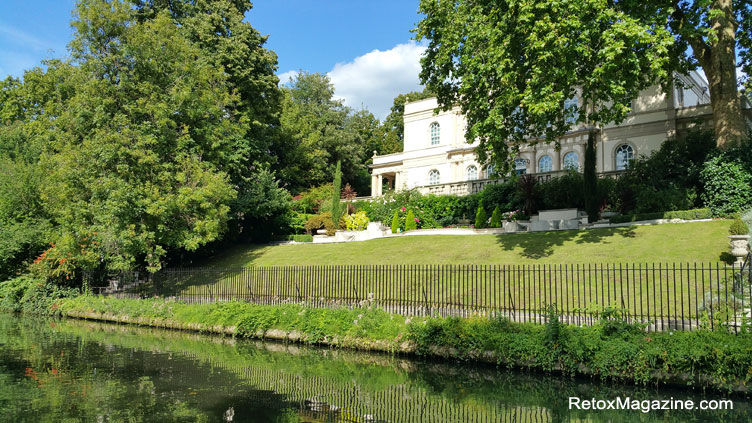 A buildings on the bank of The Regents Canal