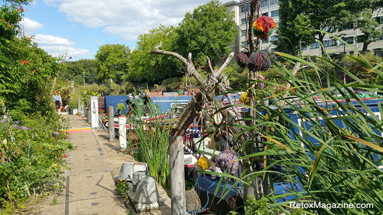 The stunning towpath, Lisson Grove Moorings, The Regent's Canal