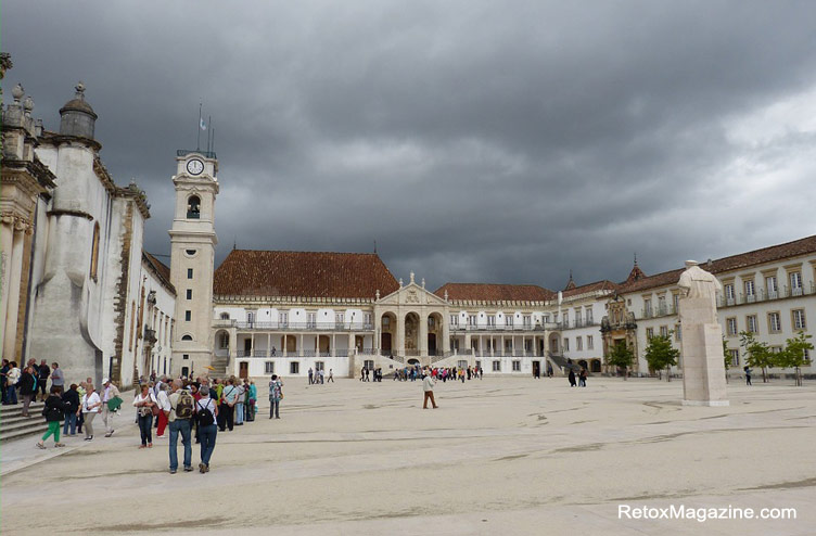 The historic University of Coimbra a UNESCO World Heritage Site in Portugal