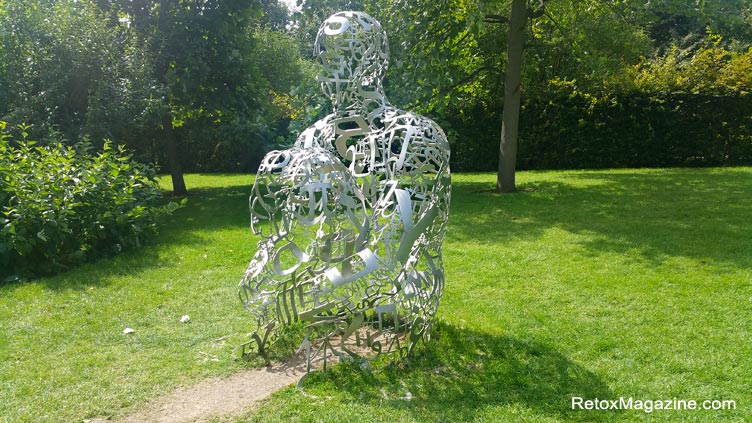 Jaume Plensa, Tribute to dom Thierry Ruinart, Frieze Sculpture