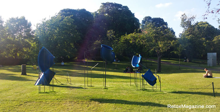 Sculpture by Ghazaleh Avarzamani exhibited in The Regent's Park