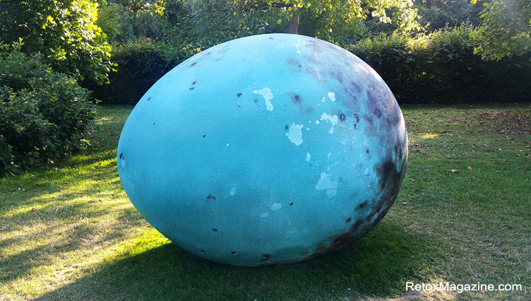 Sculpture by Joanna Rajkowska exhibited in The Regent's Park