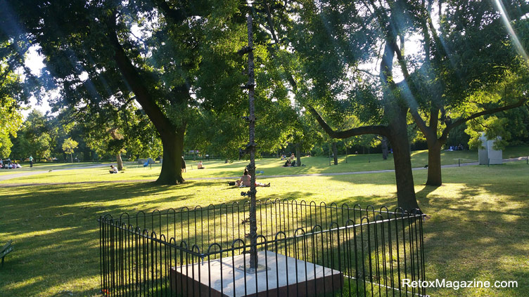 Sculpture by Jodie Carey exhibited in The Regent's Park