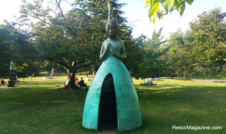 Sculpture by Leiko Ikemura exhibited in The Regent's Park