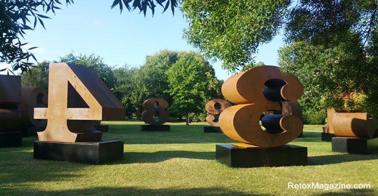 Sculpture by Robert Indiana exhibited in The Regent's Park