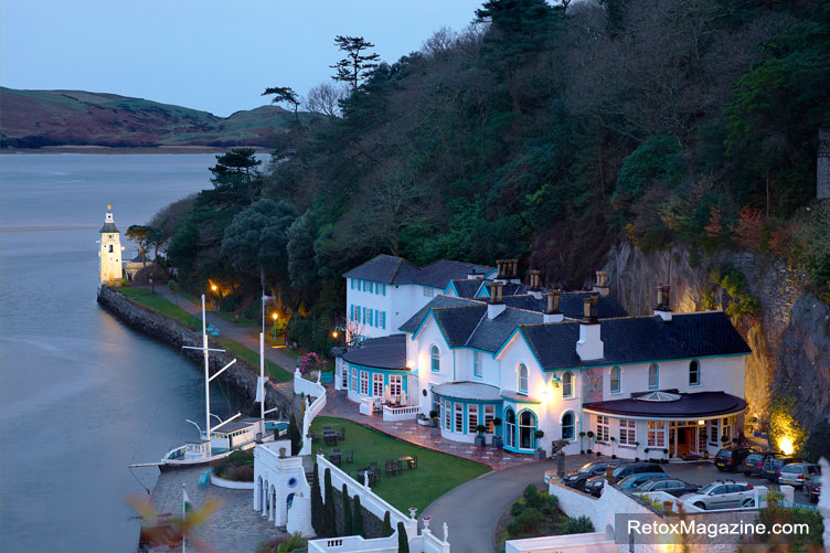 Portmeirion Village in Snowdonia, Wales