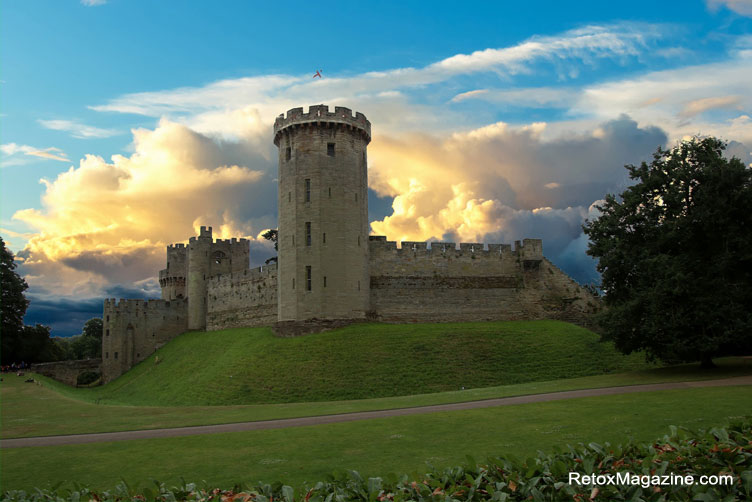 Warwick Castle in Warwickshire, England